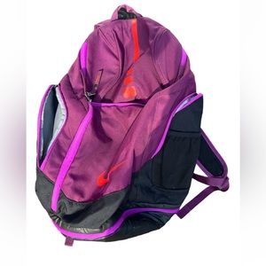 Nike Elite Backpack Bag Basketball purple and black